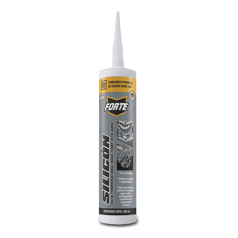 SILICON ALTA TEMPERATURA GRIS 280ML,HECORT