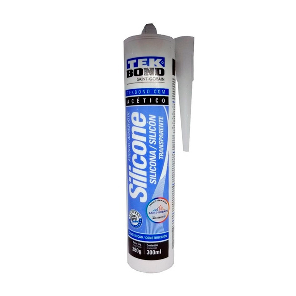 SILICON MULTIUSOS 280GR TRANSPARENTE,TEKBOND