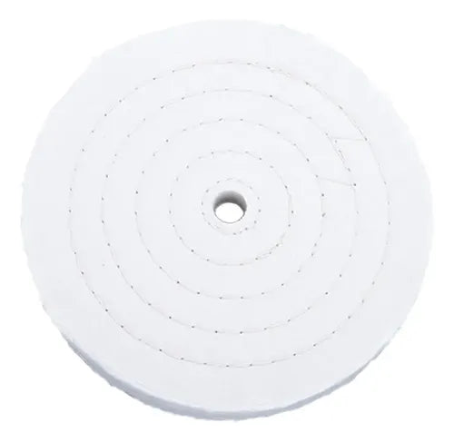 RUEDA DE MANTA BLANCA 6"