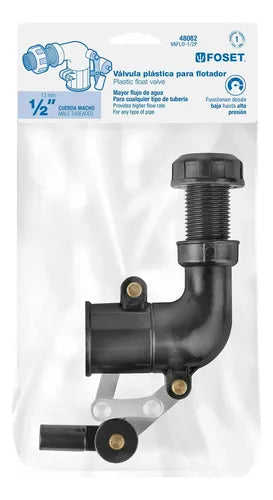 Válvula de POM de 1/2" para Flotador Truper