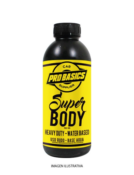 SUPER BODY NEGRO 1 LITRO,PROBASIC