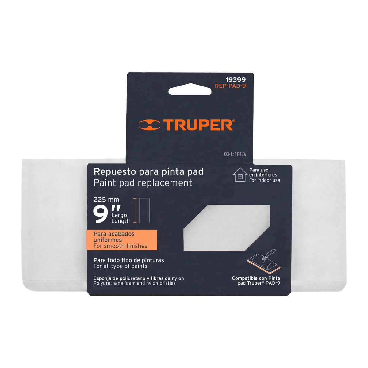 Repuesto para Pinta Pad de 9" Truper