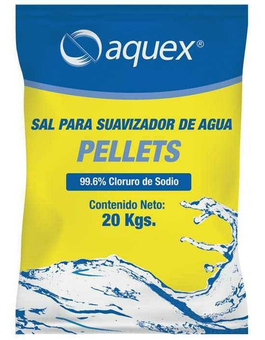 SAL EN PELLETS 20KG,AQUEX