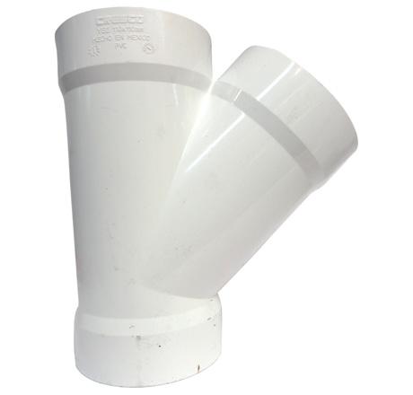 YEE SANITARIA 2" PVC,DTC