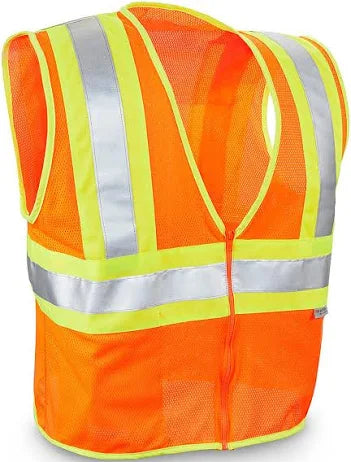 Chaleco de Seguridad Naranja con Cintas de Alta Visibilidad Truper