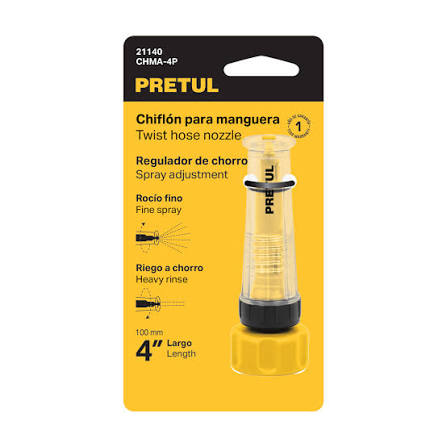 Chiflón de Plástico de 4" para Manguera Truper