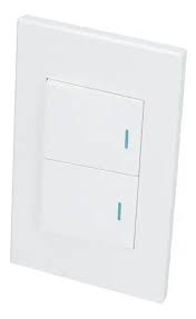 Placa Con 2 Apagadores Premium Surtek