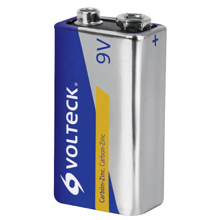 Pilas Zinc-Carbón 9V Truper