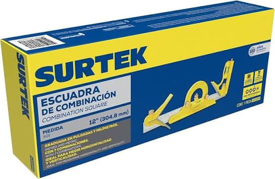 Escuadra Combinada 12 Pulgadas Surtek