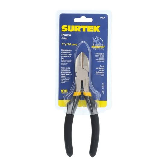 Pinza De Corte Diagonal 7" Surtek