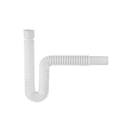 Céspol Flexible de Polietileno Blanco para Lavabo y Fregadero Truper