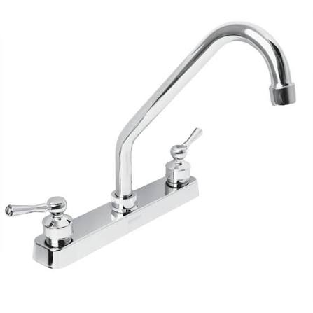 Mezcladora Plástica de 8" de Cuello Largo con Palanca para Fregadero Truper