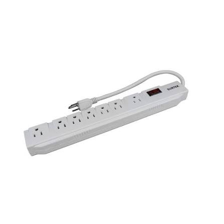 Multicontacto de 7 Entradas con Cable de 30 cm Surtek