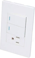 Placa Con 2 Apagadores y 1 Contacto Premium Surtek