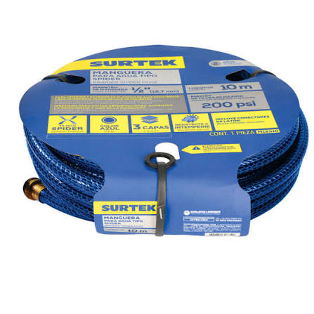 MANGUERA SPIDER 1/2" 10MT,SURTEK