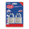 Juego de Candados de Acero Cortos 45 mm (2 Pz) Surtek