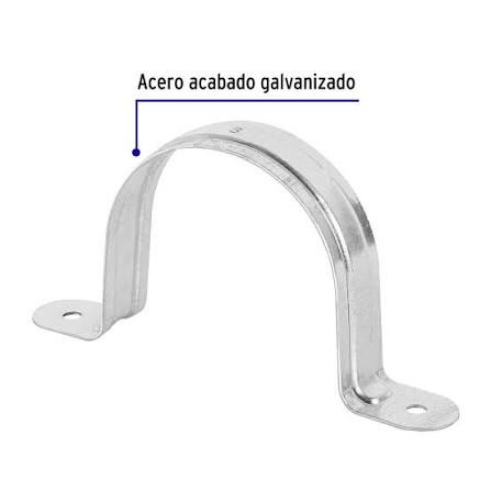 Abrazadera Tipo Omega 3" Truper (AO-3)