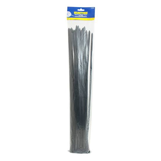 Cinchos de Plástico Negro 500 x 4.8 mm Paquete de 25 Pzas Surtek
