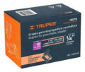 Caja con 500 Grapas Corona de 1/4" Calibre 18, 38 mm Truper