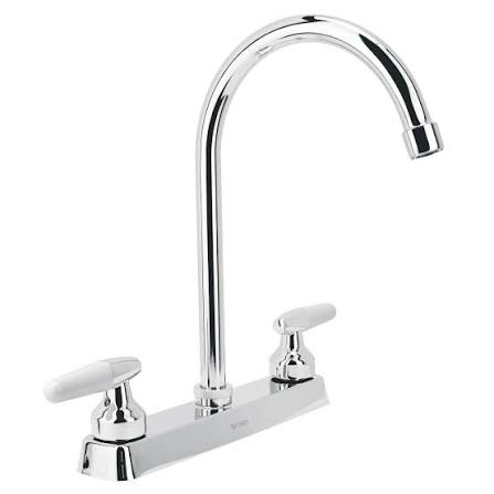 Mezcladora de 8" de Cuello Curvo para Fregadero Truper