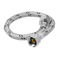 Manguera Flexible para Lavabo/Fregadero de Acero Inoxidable de 1/2" x 1/2" x 50 cm Truper