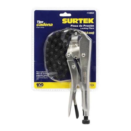 Pinza de Presión de Cadena 8" Surtek (115063)