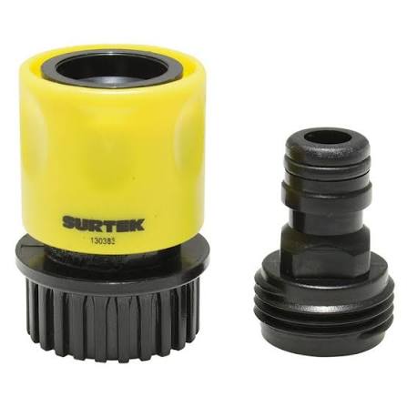 Juego de Conectores para Manguera con Sistema Clic 3/4" (2 Pz) Surtek