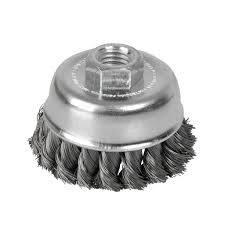Carda Tipo Copa de Alambre Ondulado 3" x 0.35 mm con Rosca 5/8"-11 Surtek