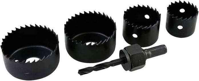 Juego de 5 Sierras Cortacírculos para Madera Surtek