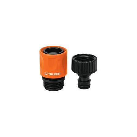 Conector Rápido de ABS de 3/4" para Grifo a Manguera Sistema Click Truper
