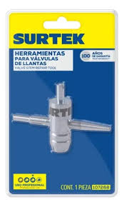 Herramienta para Montaje y Desmontaje de Válvulas de Llantas Surtek