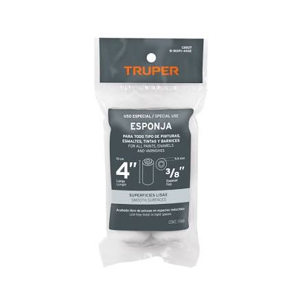 Bolsa c/2 Felpas para Mini Rodillo de Esponja 4" x 3/8" Truper