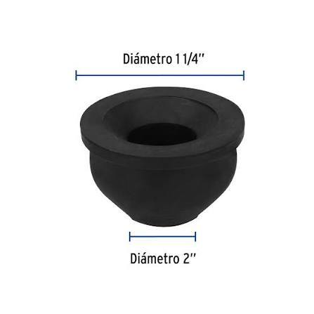 Chupon de PVC de 2" x 1-1/4" Truper