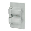 Placa Doble Plast Int Std Gris Surtek