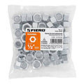 Bolsa con 50 Tuercas 1/2" Hexagonales de Acero Galvanizado Truper