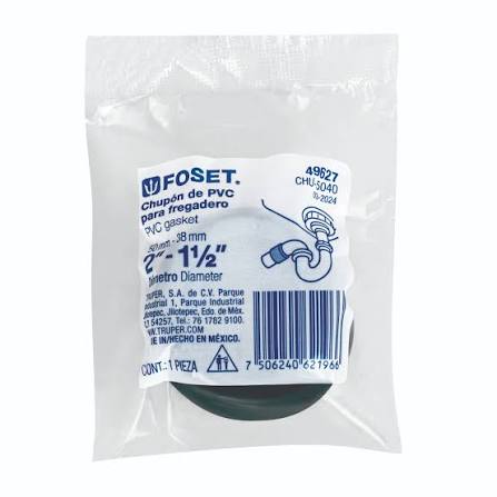 Chupon de PVC de 2" x 1-1/2" Truper