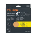 Discos de Lija de 5" Grano 320 Sin Perforaciones Truper
