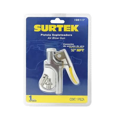 Pistola Soplete Aire 1/4" NPT Surtek