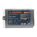 Lona Gris Reforzada de 3 x 4 m Truper