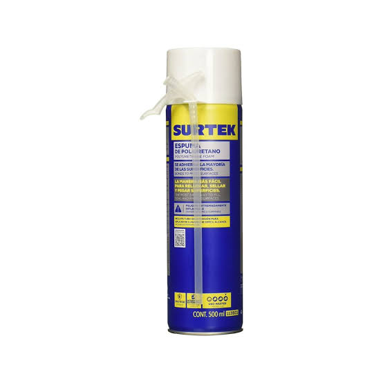 Espuma de Poliuretano de 500 ml Uso Industrial Surtek