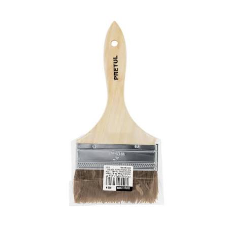 Brocha de Uso General de 4" con Mango de Madera Truper