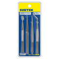 Juego de 4 Pinzas de Precisión Tipo Tweezer Surtek (115200)