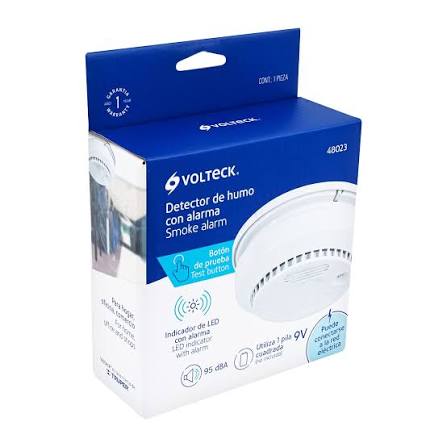 Detector de Humo con Alarma Truper