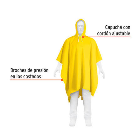 Poncho o Capamanga Ligero Talla M Truper
