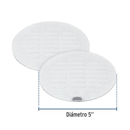 Juego de 2 Tapas para Coladera de 5" Truper