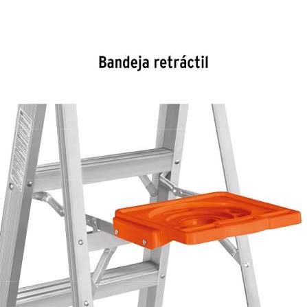 Escalera de Tijera Tipo II de 9 Peldaños con Bandeja Truper