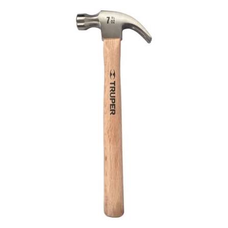 Martillo Semipulido de 7 oz con Uña Curva Truper