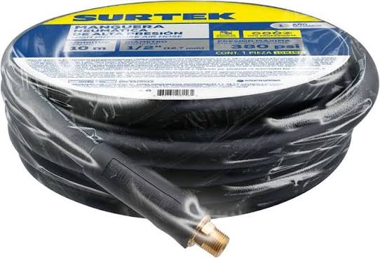 Manguera Neumática para Aire de Alta Presión 1/4" x 5 m Surtek