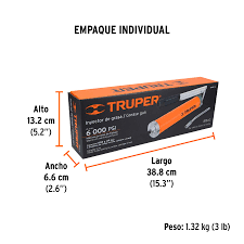 Inyectora de Grasa de 14 oz, 6,000 PSI con Grip Antiderrapante Truper