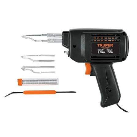 Cautín Tipo Pistola de 230W con 2 Temperaturas Truper